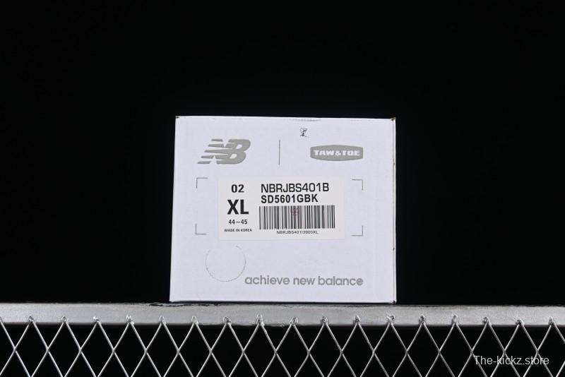 New Balance NB x TAW&TOE Collaboration Black Ultra-Soft Cloud Cushion Beach Sandals Flip Flops - SD5601GBK