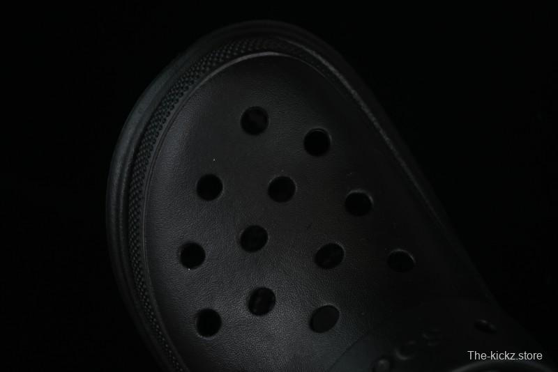 Crocs Classic Clog Retro Beach Sandals with Adjustable Heel Strap and Thick Sole - B.D4