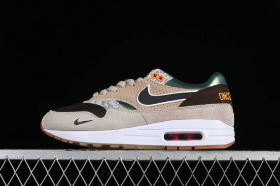 Nike Air Max 1 Retro Running Shoes with Half-Sole Air Cushion - HQ2640-200