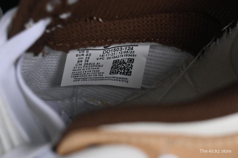 Nike Dunk Low Plaid Variation Retro SB Lace-Up Low-Top Casual Sneakers - DD1503-124