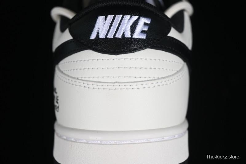 Nike Dunk Retro Saml Panda Mischief Low-Top Casual Sneakers with SB Lace and Retro Black-White Design - DD1391-100