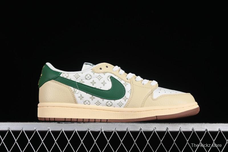 Nike Air Jordan 1 Low OG SP Travis Scott x Fragment Design Collaboration Sneakers - LX1988-300