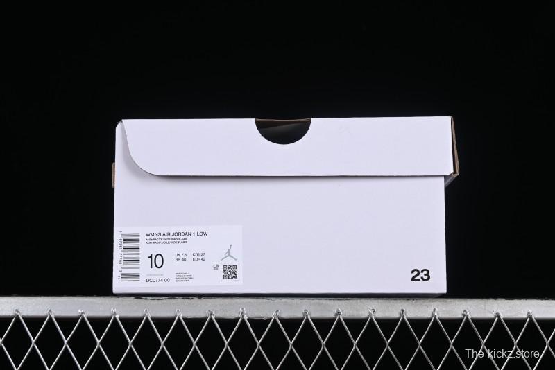 Nike Air Jordan 1 Low AJ1 Black Green Casual Sneakers - DC0774-001