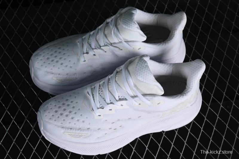 HOKA ONE ONE Bondi 8 Functional Cushioned Running Shoes with Soft EVA Midsole - 1127952 WWH