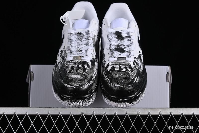 Nike Air Force 1 '07 Low Custom Hand-Painted 2D Industrial Scene Casual Sneakers - 315122-311