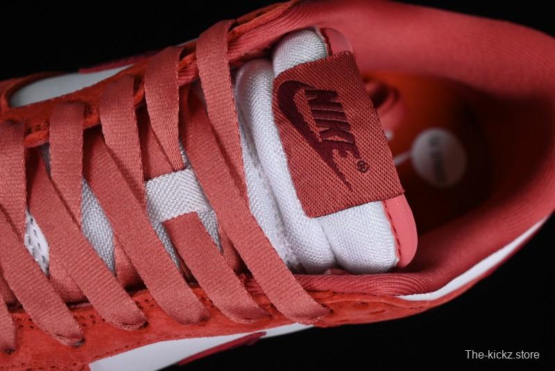 Nike SB Dunk Low Retro Valentine's Day 2024 White Rose Red Skateboarding Shoes - FQ7056-100