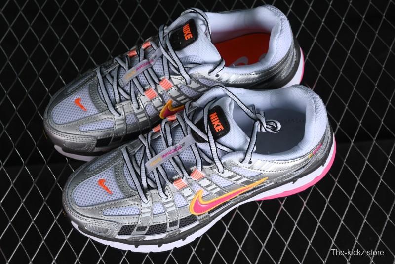 Nike P-6000 Retro Casual Sport Dad Shoes with Layered Design - BV1021-100