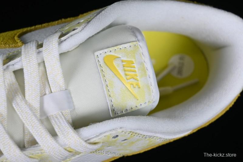 Nike SB Dunk Low Premium Yellow White SB Shattered Backboard Fashion Casual Skate Shoes - DM9467-700