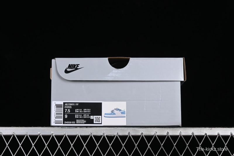 Nike Air Force 1 Low Custom Strap Casual Sneakers with Full-Length Air Cushion - ZH0316-021