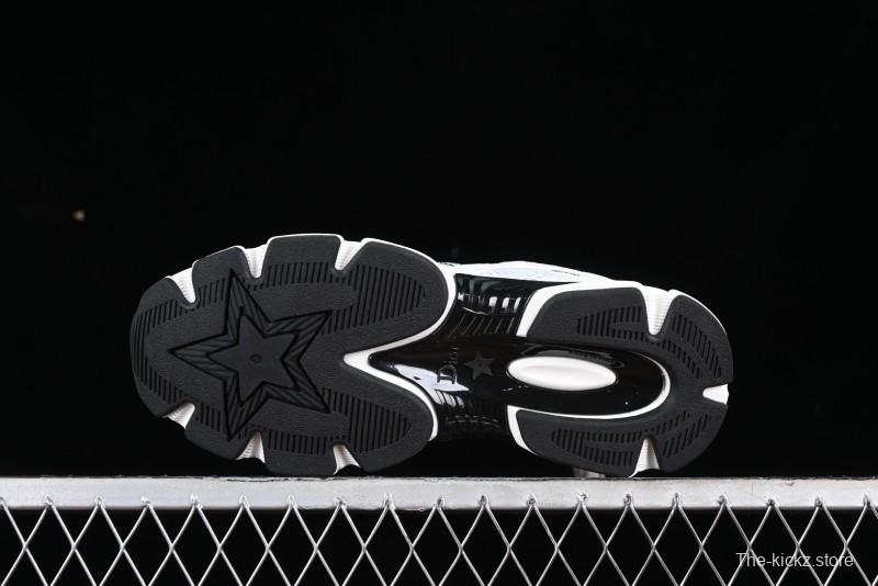 Dior Chrono Round Toe Lace-Up Lifestyle Casual Running Shoes - 59K GREY