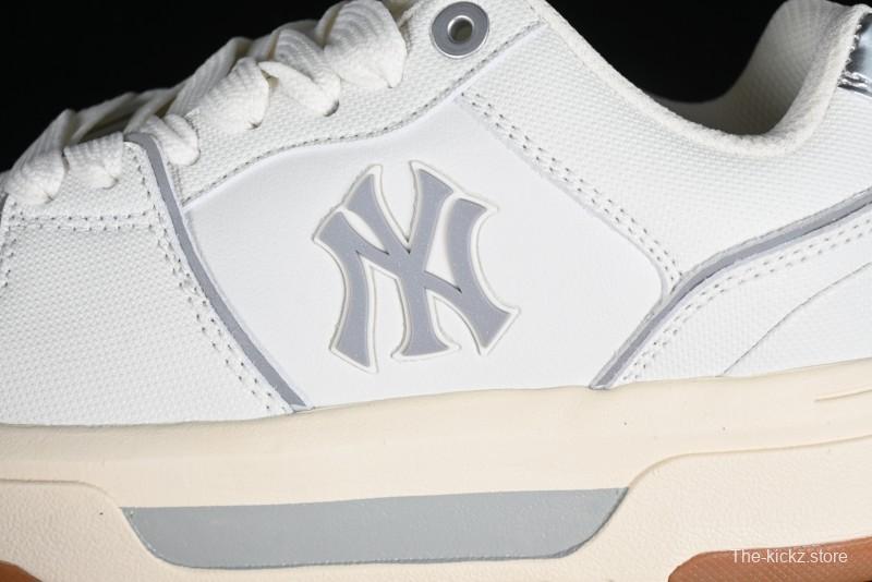 New York Yankees MLB Chunky Runner Basic Lace-Up Lightweight Casual Sneakers - 3ASXCBS4N50IVS