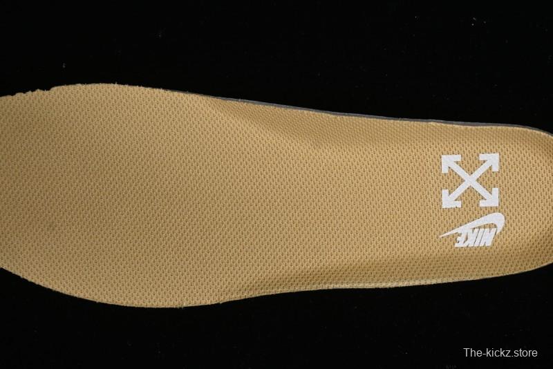 Off-White x Nike Air Force 1 '07 Low "Metal Gold" Casual Sneakers - DX1419-900