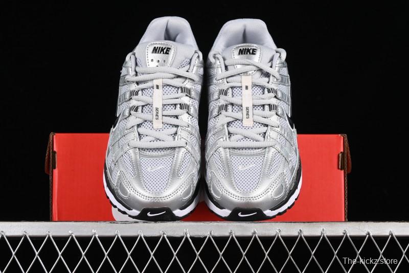 Nike P-6000 Retro Casual Sneakers Dad Shoes with Layered Design - FD9876-101