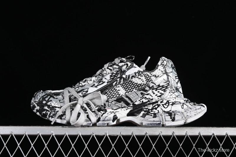 Balenciaga Phantom Sneaker Graffiti Running Shoes - W2RG39010