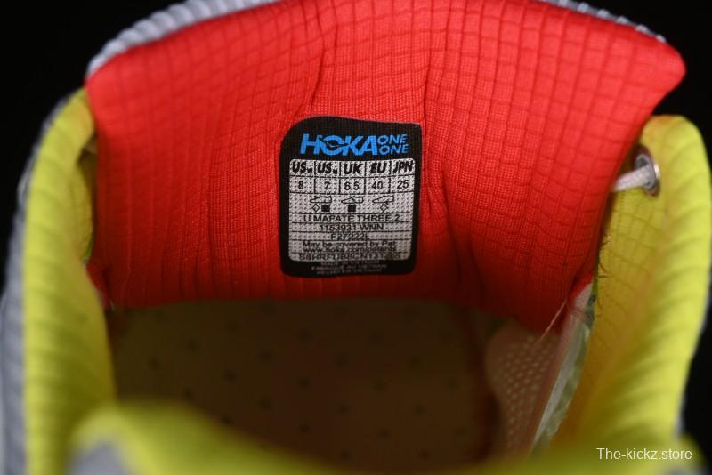 Hoka Mafate Three 2 Ultra-Lightweight Cushioned Trail Running Shoes - 1153931 WNN