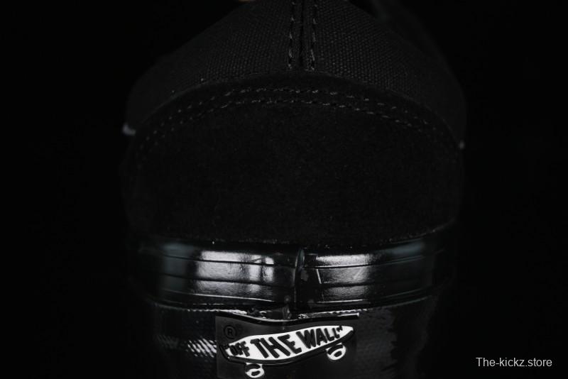 Vans Old Skool Premium Black Suede Retro Skate Shoes - VN000CXTBKA