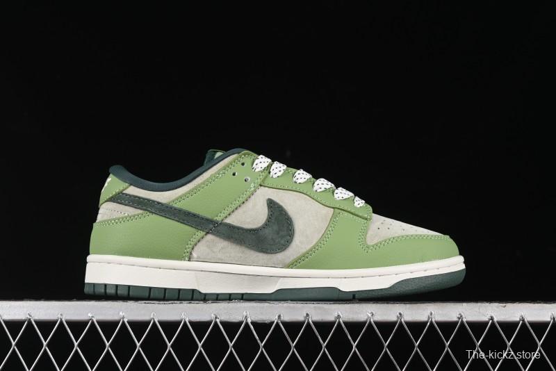 Nike SB Dunk Low UN Collaboration - Flying Spring Green Anniversary High-End Custom Low-Top Casual Skate Shoes - JH8310-959