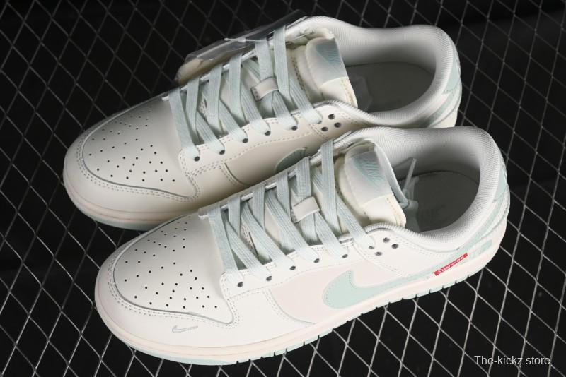 Nike SB Dunk Low The North Face Supreme Collaboration - Bamboo Green Anniversary Custom Low-Top Casual Skate Shoes - XX2025-658