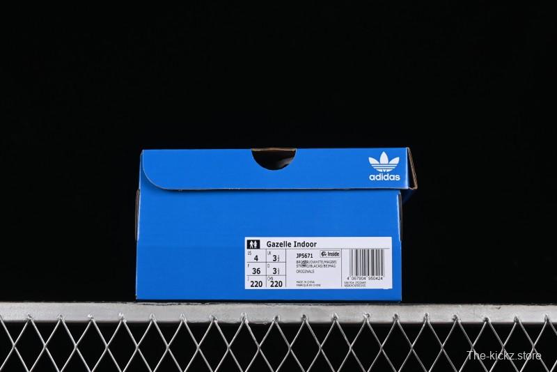 Adidas Originals Gazelle Indoor Retro Casual Slip-Resistant Wear-Resistant Low-Top Sneakers - JP5671