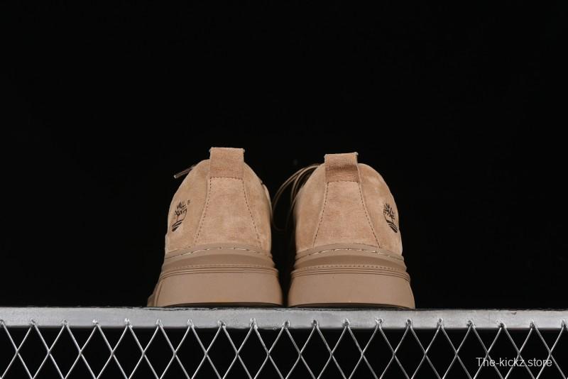 Timberland Low-Top Casual Shoes for Men - Italian Oil-Grained Leather with Anti-Slip Rubber Sole - TB73535SAND