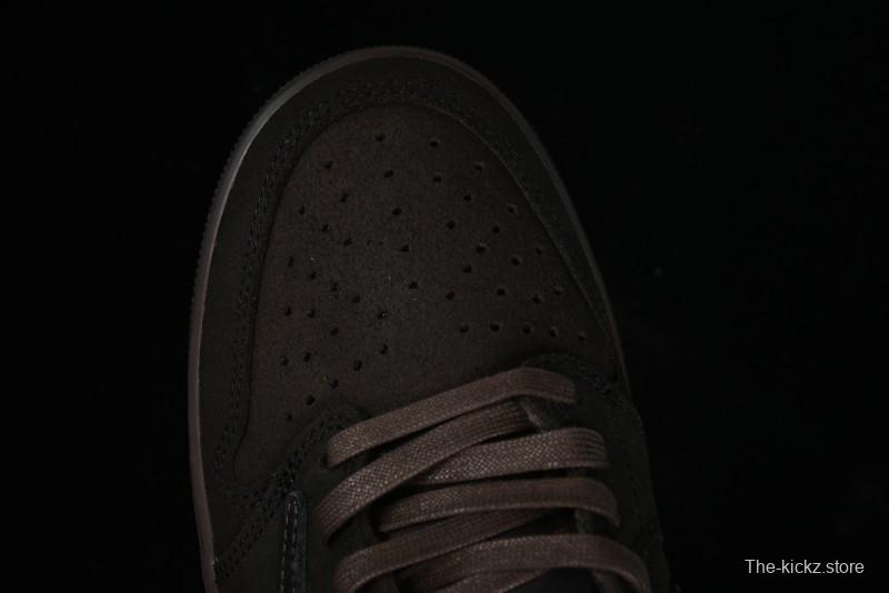Nike Travis Scott x Air Jordan 1 Low OG AJ1 Collaboration Reverse Swoosh Sneakers - DM7866-202