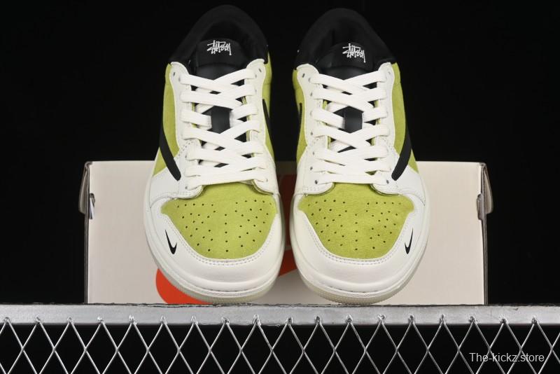 Nike Travis Scott x Fragment Design x Air Jordan 1 Low OG SP AJ1 Retro Sneakers - JH6089-002