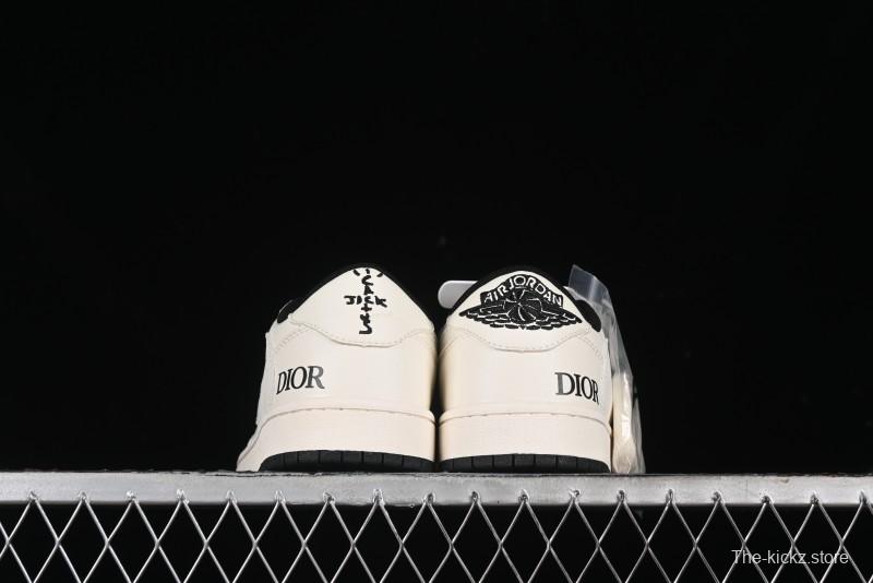 Nike Travis Scott x Fragment Design x Air Jordan 1 Low OG SP AJ1 Retro Casual Sneakers - LJ5188-025