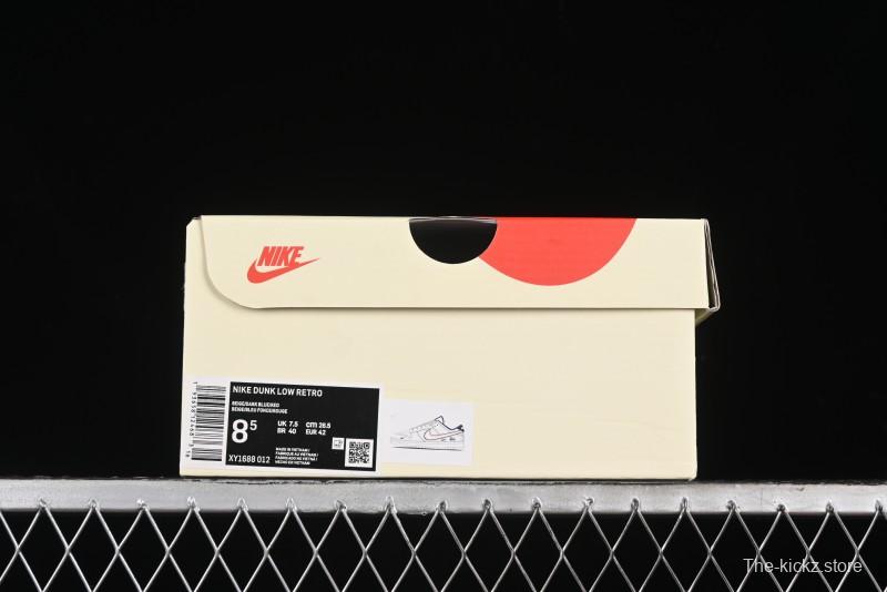 Nike SB Dunk Low Stussy Collaboration - Black Red Bunny Anniversary Custom Low-Top Casual Sneakers - XY1688-012