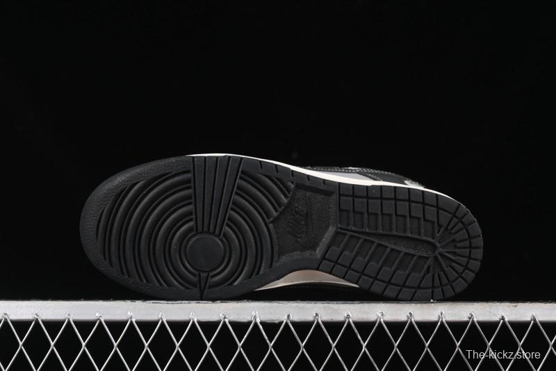 Nike SB Dunk Low BAPE Collaboration Anniversary Edition - White Grey Black Low Top Casual Skate Shoes - BB8969-007