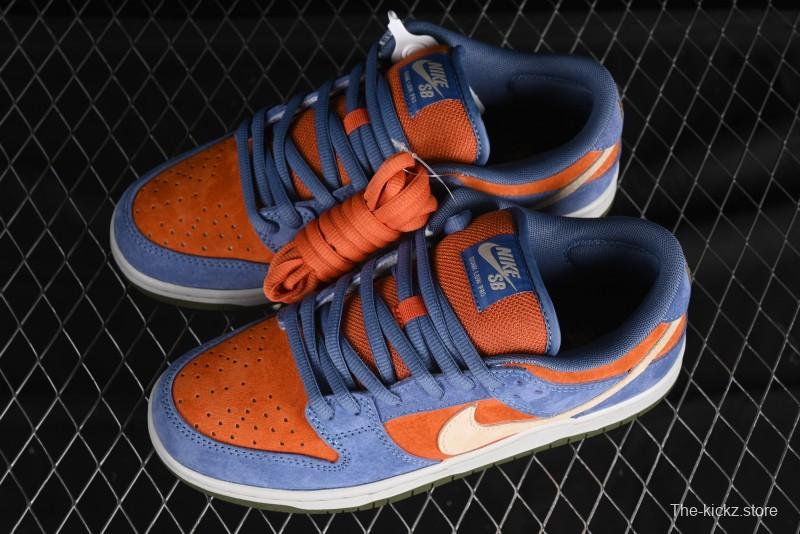 Nike SB Dunk Low Light Carbon/Monarch Maillard Style Low-Top Casual Skate Shoes - HF3063-002
