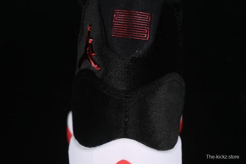 Nike Air Jordan 11 Retro Bred Velvet Basketball Shoes - DB5457-061