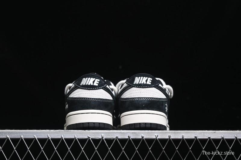 Nike SB Dunk Low Stussy Collaboration - Anniversary High-End Customized Low-Top Casual Skate Shoes - YX5066-209