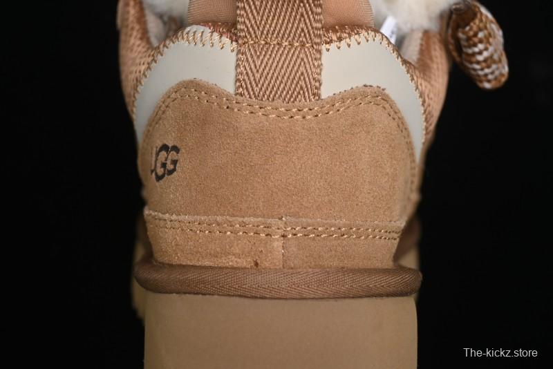 UGG Classic Ultra Mini Mel Dual Color Lace-Up Low-Top Casual Shoes - 1144032