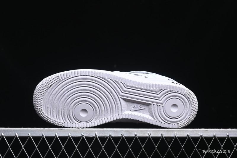 Nike Air Force 1 '07 Low "Smiley Face" Casual Sneakers - FB8971-020