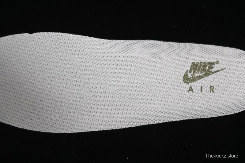 Nike Air Force 1 '07 Low Stussy Collaboration - Green Brown Low-Top Casual Sneakers - KK1988-038