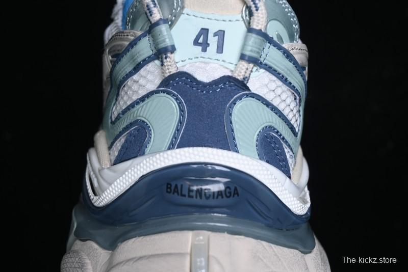 Balenciaga Runner Kith Four Color Retro Casual Sneakers - W3RXP9402