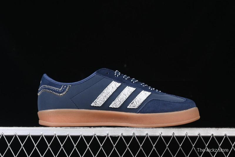 Adidas Clot x Originals Gazelle Indoor Retro Casual Slip-Resistant Wear-Resistant Low-Top Sneakers - IH3725