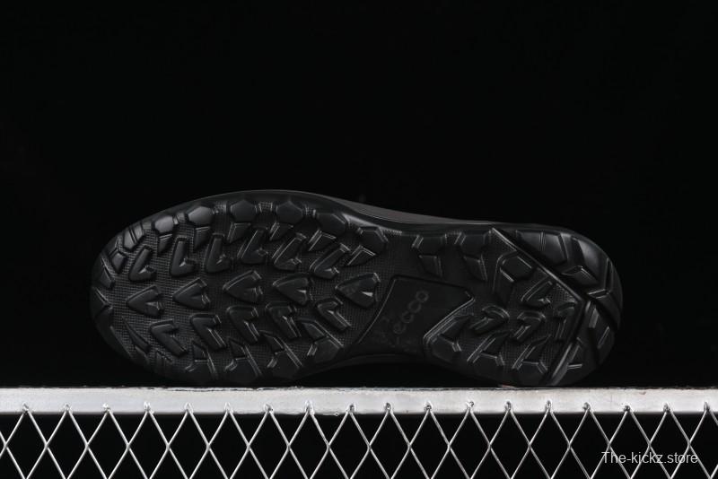 ECCO DRIVE Series Outdoor Waterproof Breathable Slip-Resistant Retro Fashion Patchwork Hiking Shoes - 88259401001