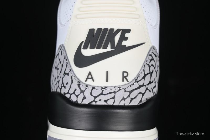 Nike Air Jordan 3 Retro White Cement Reimagined Basketball Shoes - DN3707-100