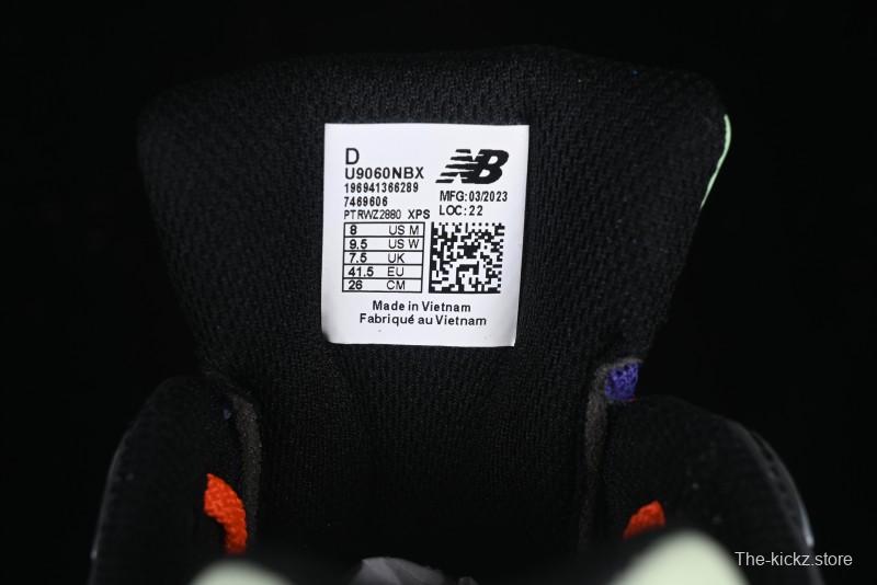 New Balance 9060 Retro Casual Running Sneakers with ABZORB Cushioning Technology - U9060NBX