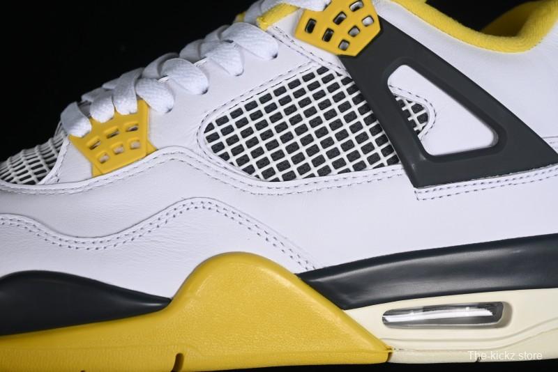 Nike Air Jordan 4 Retro Vivid Sulfur Basketball Shoes - AQ9129-101