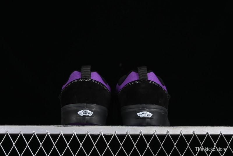 Vans Classics Knu Skool Black Purple Slip-On Shoes - VN0009QCSWE