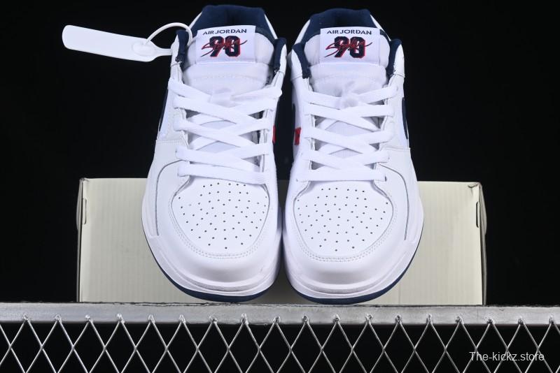 Nike Air Jordan Stadium 90 AJ Casual Sneakers with Midfoot Mesh Panels and Shark Tooth Design - HJ4406-100