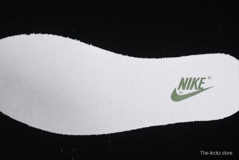 Nike Travis Scott x Fragment Design x Air Jordan 1 Low OG SP AJ1 Stussy Collaboration Bamboo Green Low-Top Casual Sneakers - BB1199-201