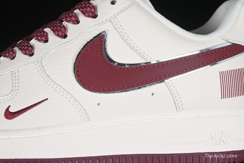 Nike Air Force 1 '07 Low QR Code Black Star Sneakers Low-Top Casual Shoes - CU1836-961