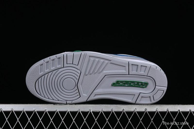 Nike Air Jordan Legacy AJ312 Low Triple Strap Sneakers with Premium Leather - CD9054-140