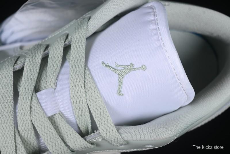 Nike Air Jordan 1 Low AJ1 Amber Green Low-Top Casual Sneakers - HF4078-100