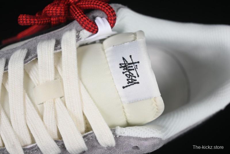 Nike Air Force 1 '07 Low Stussy Collaboration Black Grey Patchwork Low-Top Casual Sneakers - XZ6188-363