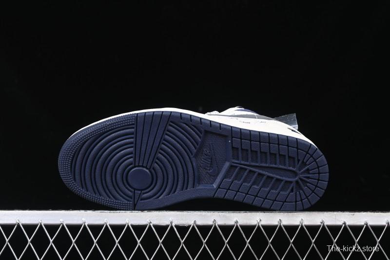 Nike Air Jordan 1 Low Stussy Collaboration - Grey Swoosh Retro Basketball Shoes - XS6086-001