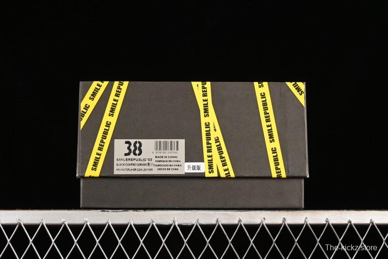 SMILEREPUBLIC SMILE Collection Canvas Sneakers with Thick Sole and Open Toe Design - G.D4